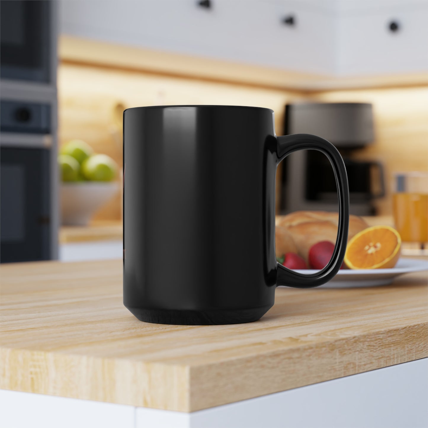 Black Mug, 15oz - Original Scrib Logo