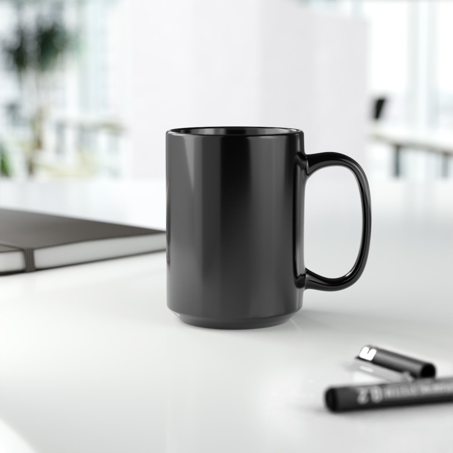 Black Mug, 15oz - Original Scrib Logo