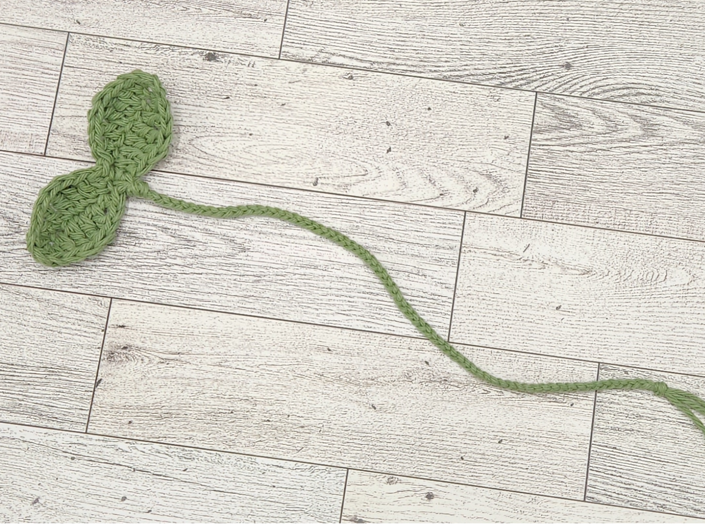 Handmade Bookmark Sprout (Crochet)